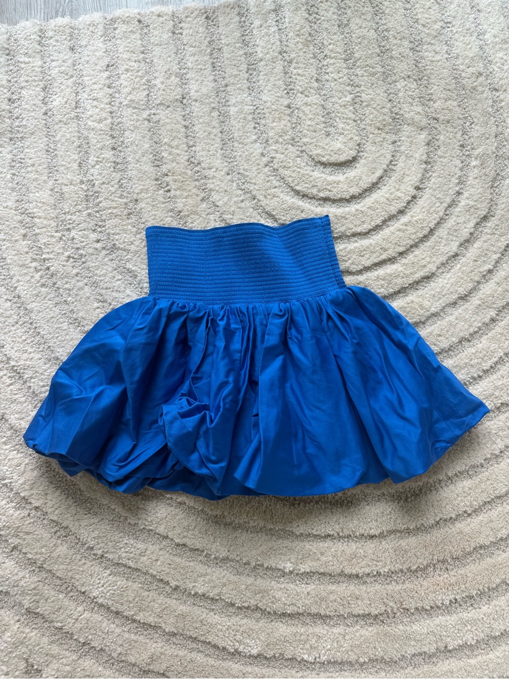 Alice + Olivia Electric Blue Bubble Skirt